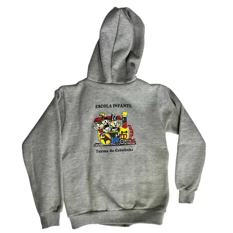 Agasalho Moletom Aberto com Capuz