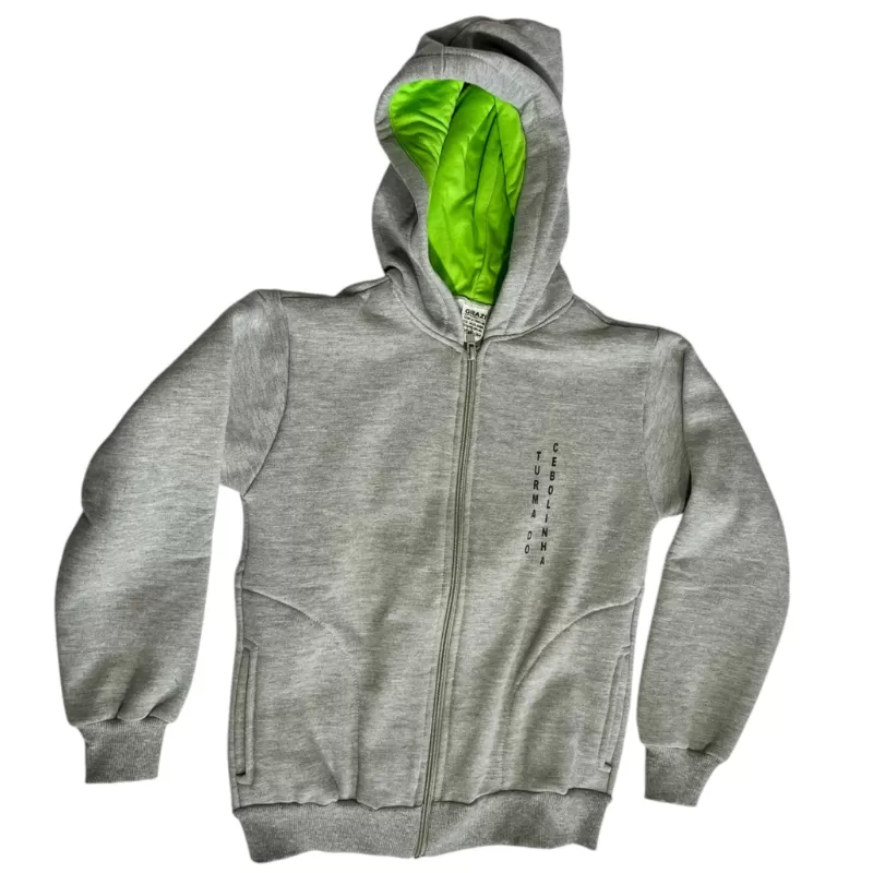 Agasalho Moletom Aberto Com Capuz